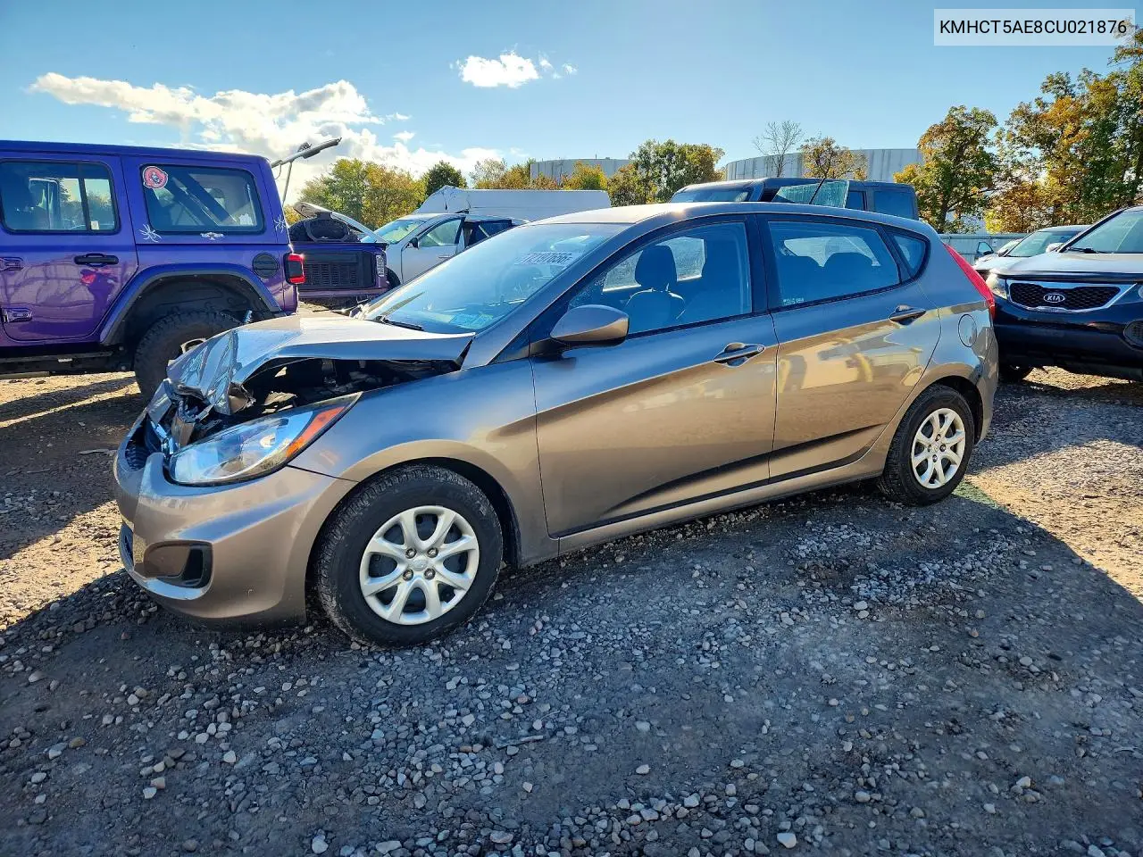HYUNDAI ACCENT 2012, VIN KMHCT5AE8CU021876