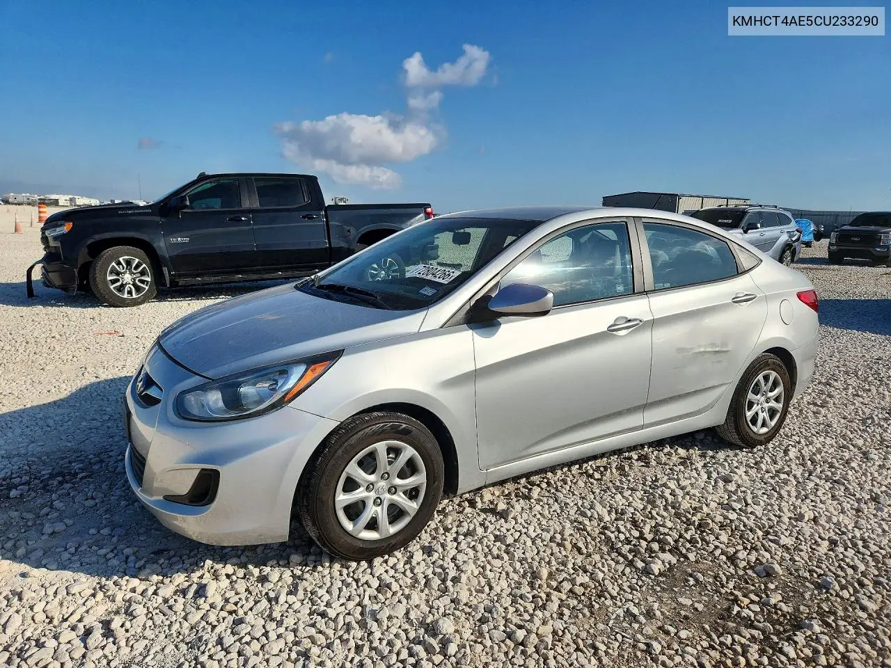 HYUNDAI ACCENT 2012, VIN KMHCT4AE5CU233290