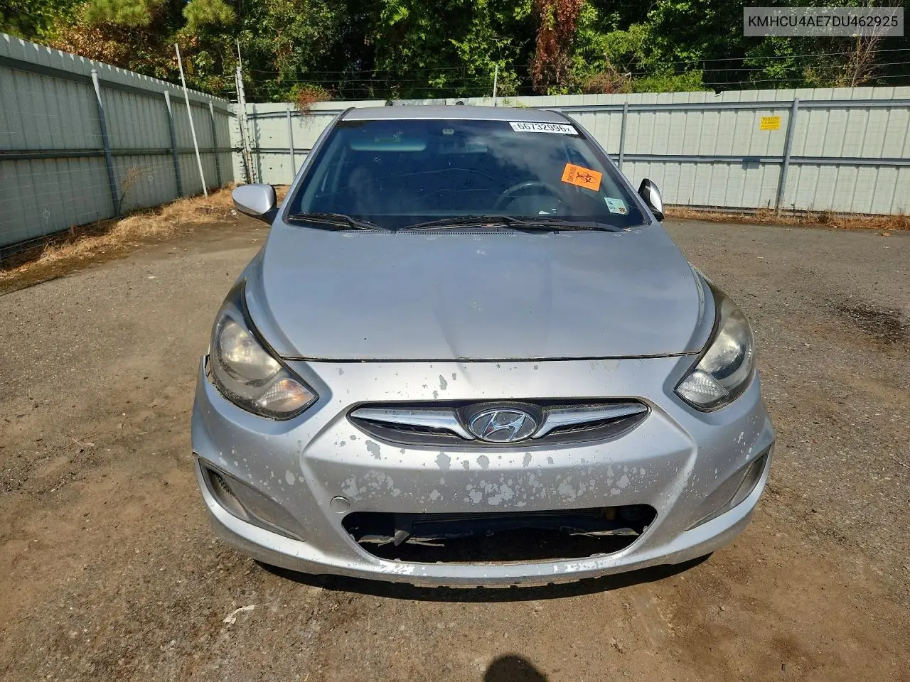2013 HYUNDAI ACCENT VIN KMHCU4AE7DU462928 — фото 5