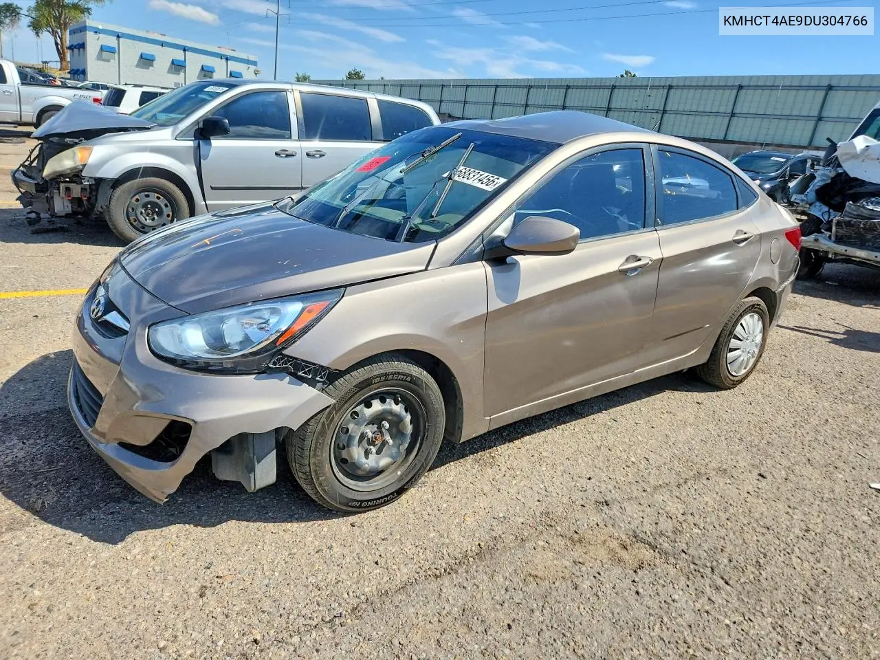 HYUNDAI ACCENT 2013, VIN KMHCT4AE9DU304766