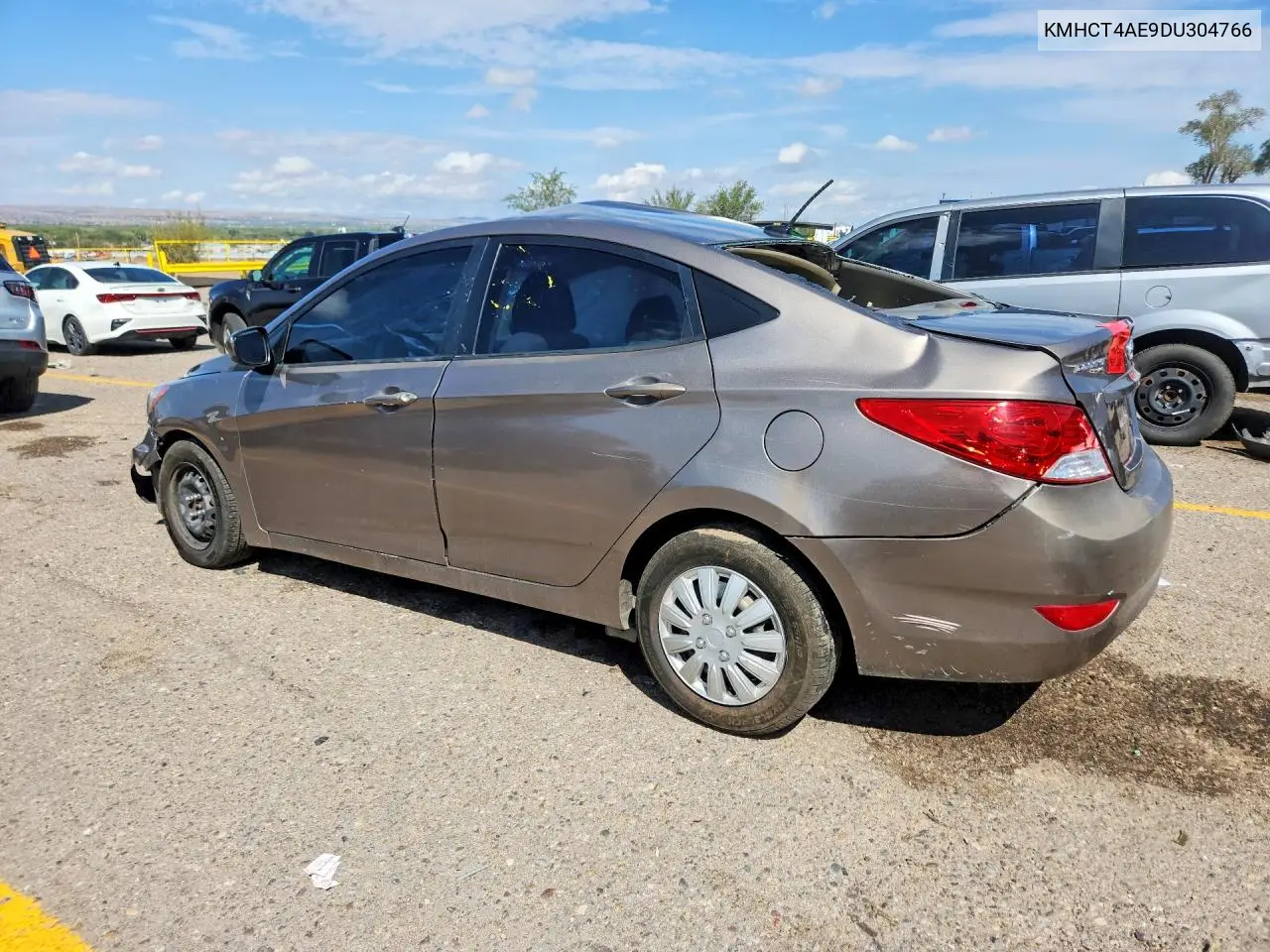 2013 HYUNDAI ACCENT VIN KMHCT4AE9DU304766 — фото 2