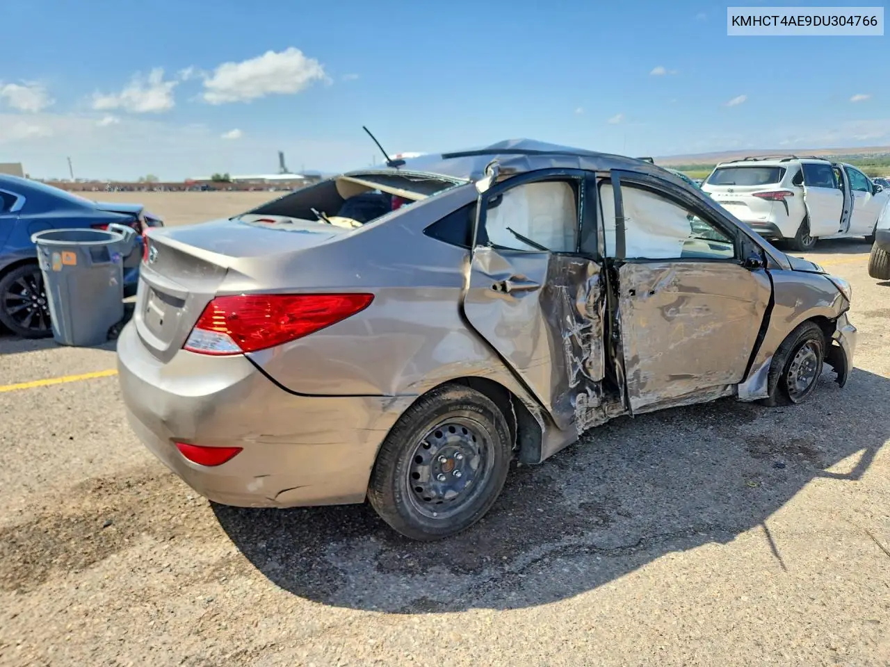 2013 HYUNDAI ACCENT VIN KMHCT4AE9DU304766 — фото 3