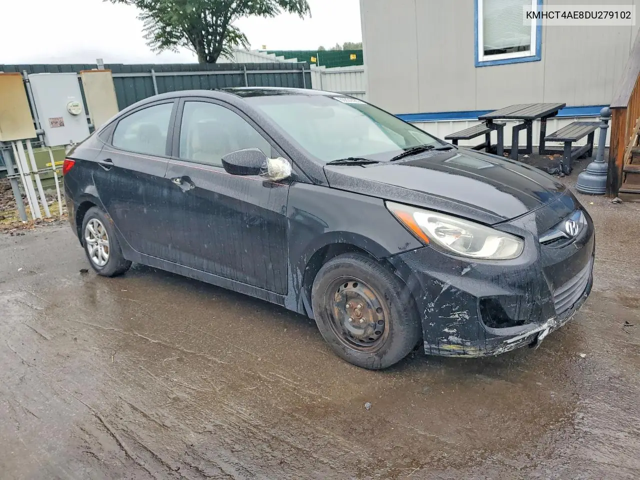 2013 HYUNDAI ACCENT VIN KMHCT4AE8DU279102 — фото 4