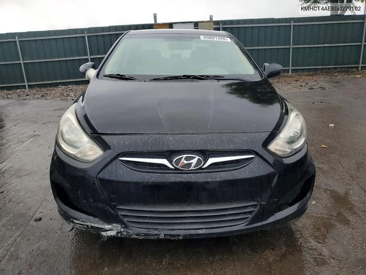 2013 HYUNDAI ACCENT VIN KMHCT4AE8DU279102 — фото 5