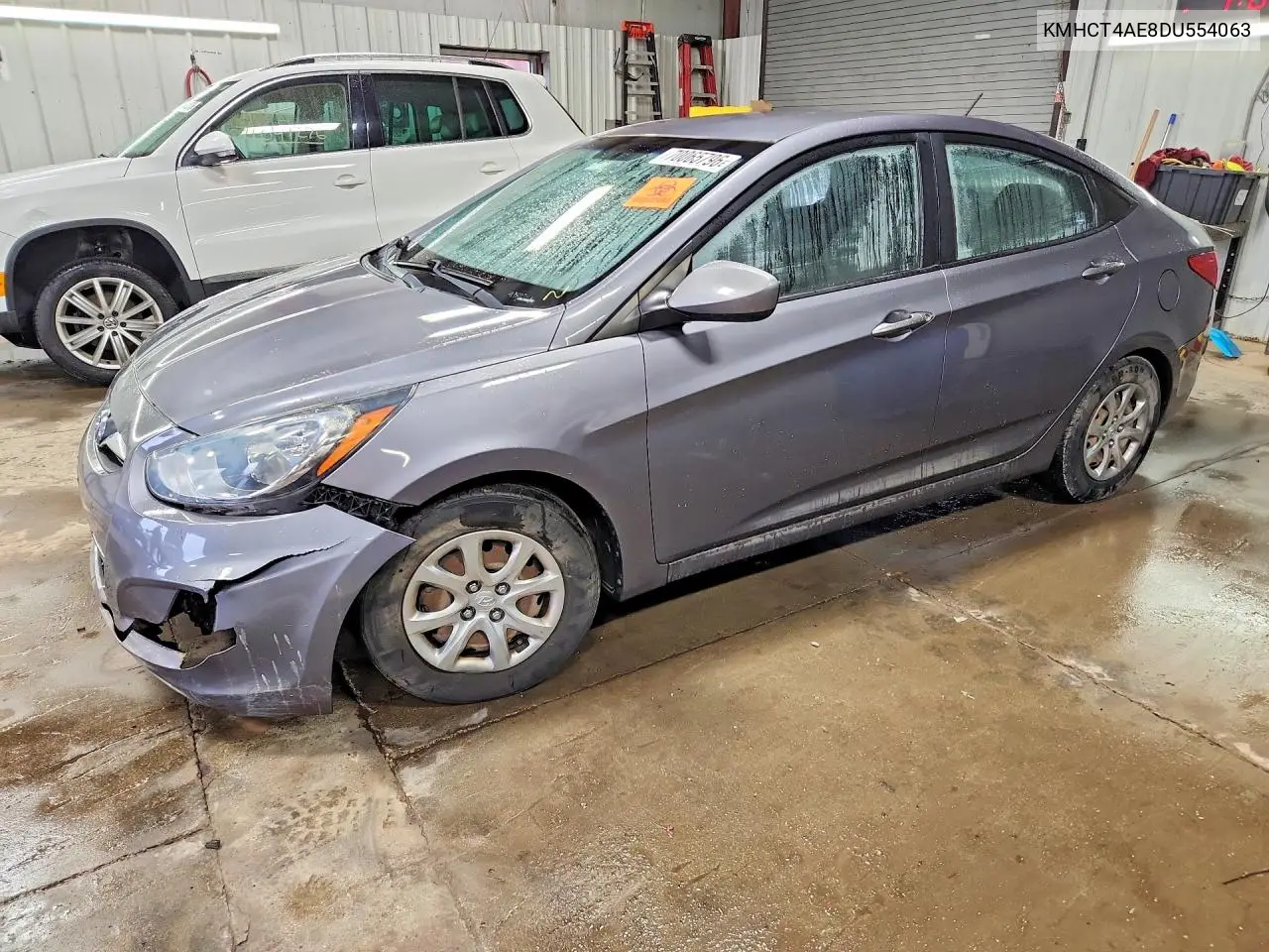 HYUNDAI ACCENT 2013, VIN KMHCT4AE8DU554063