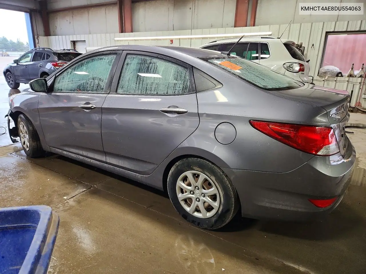 2013 HYUNDAI ACCENT VIN KMHCT4AE8DU554063 — фото 2