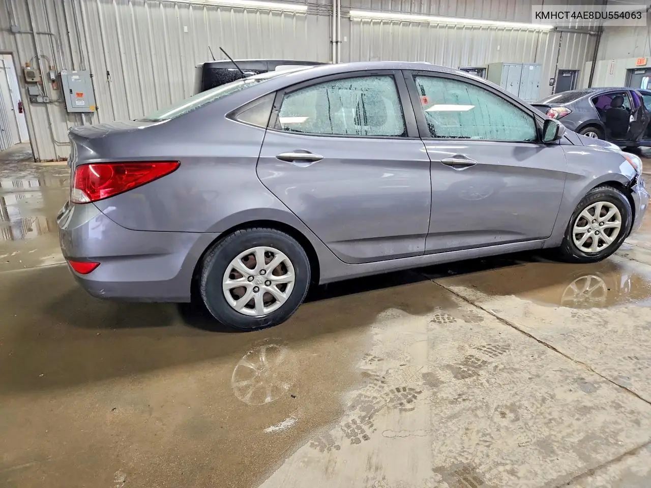 2013 HYUNDAI ACCENT VIN KMHCT4AE8DU554063 — фото 3
