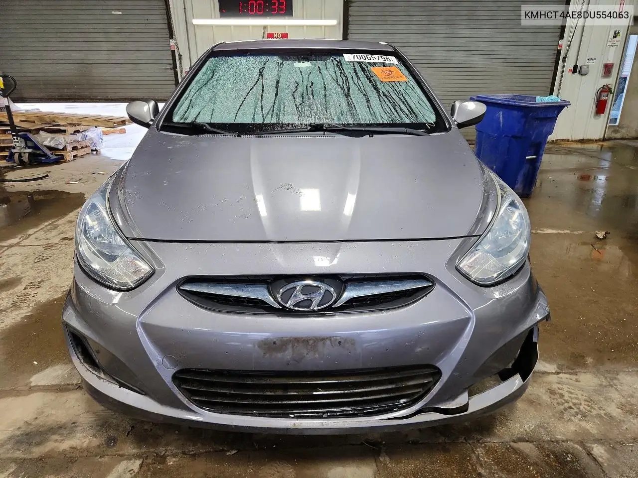 2013 HYUNDAI ACCENT VIN KMHCT4AE8DU554063 — фото 5