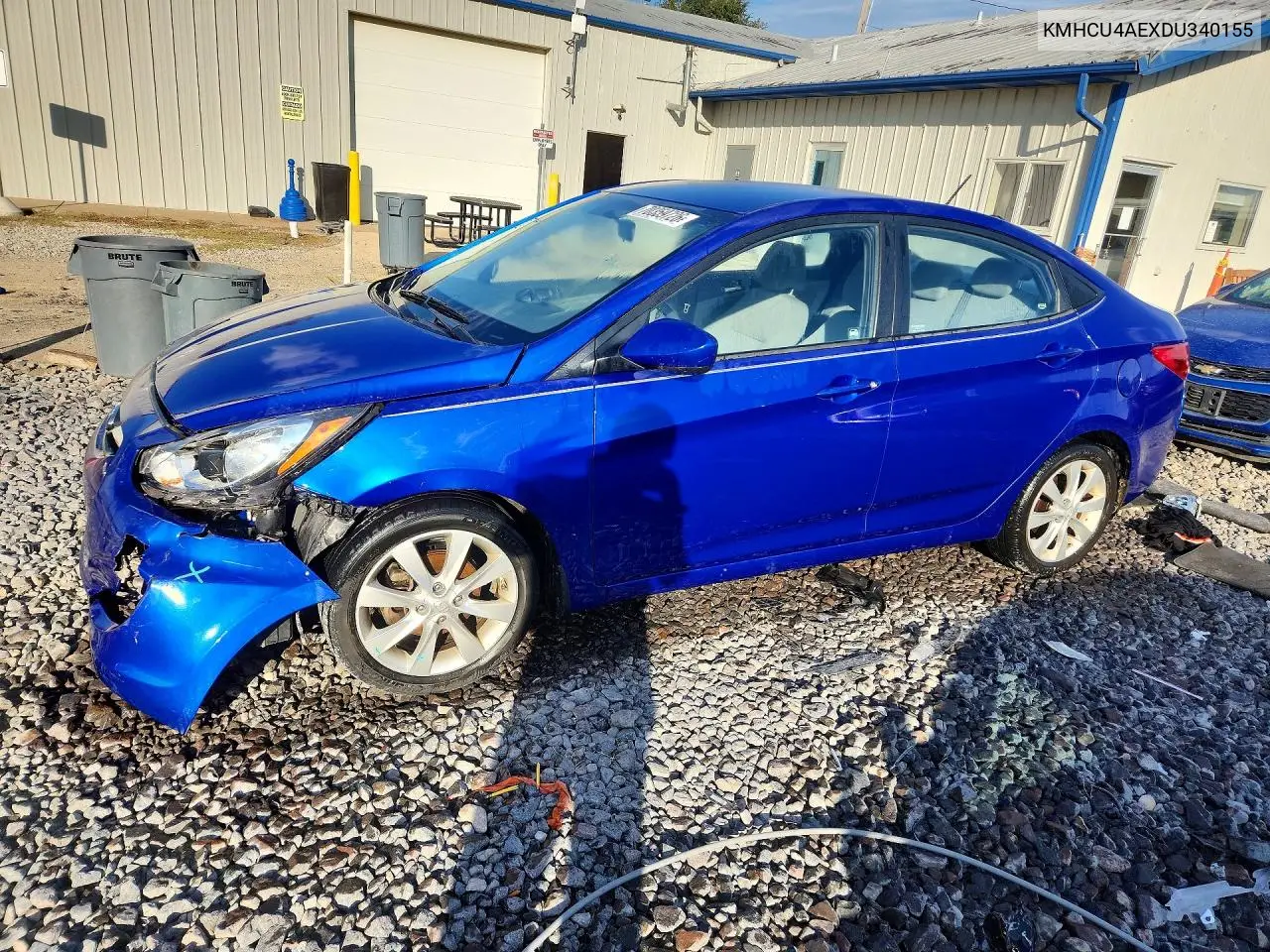 HYUNDAI ACCENT 2013, VIN KMHCU4AEXDU340155