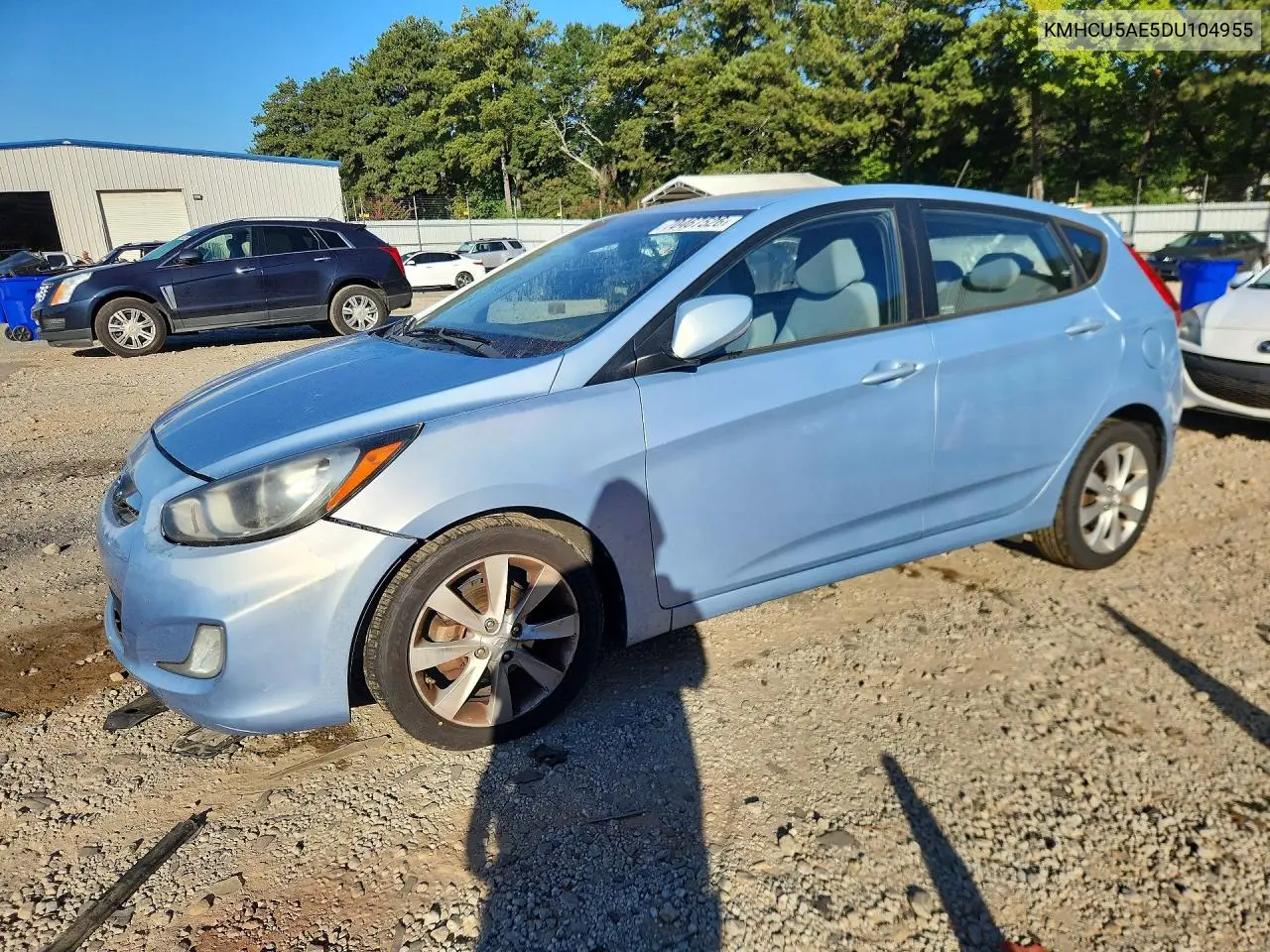 HYUNDAI ACCENT 2013, VIN KMHCU5AE5DU104955