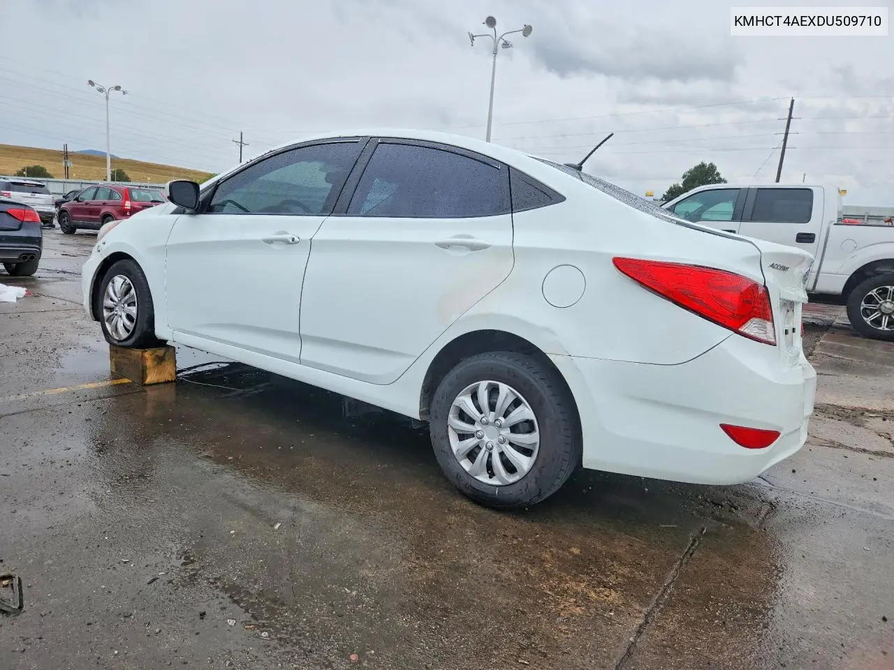 2013 HYUNDAI ACCENT VIN KMHCT4AEXDU509710 — фото 2