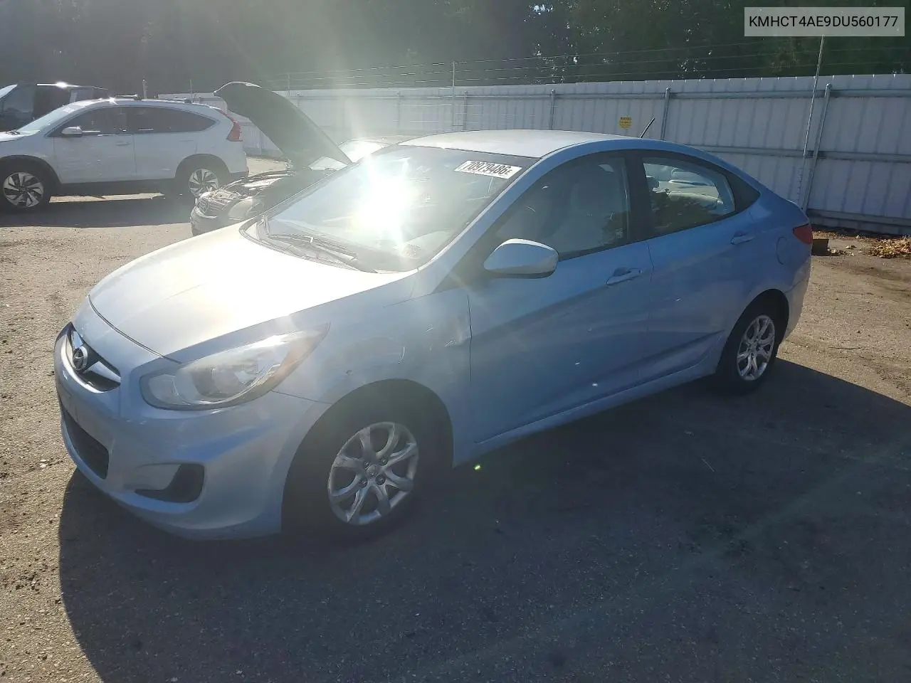 HYUNDAI ACCENT 2013, VIN KMHCT4AE9DU560177