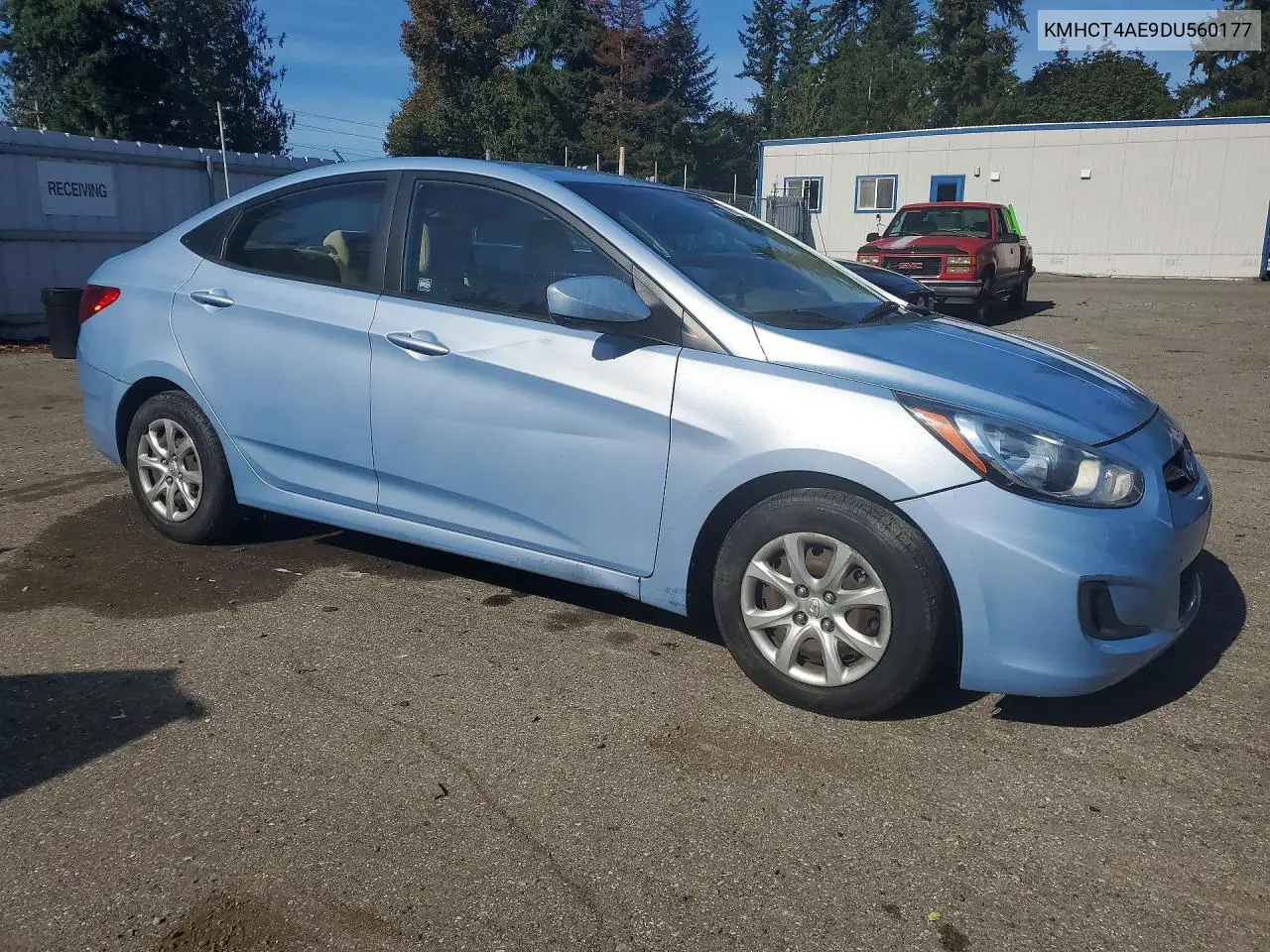 2013 HYUNDAI ACCENT VIN KMHCT4AE9DU560177 — фото 4