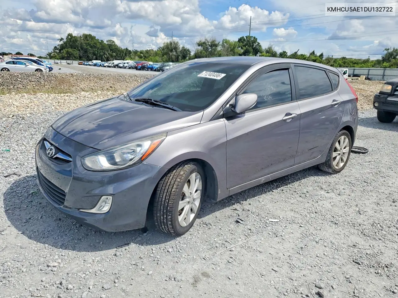 HYUNDAI ACCENT 2013, VIN KMHCU5AE1DU132722