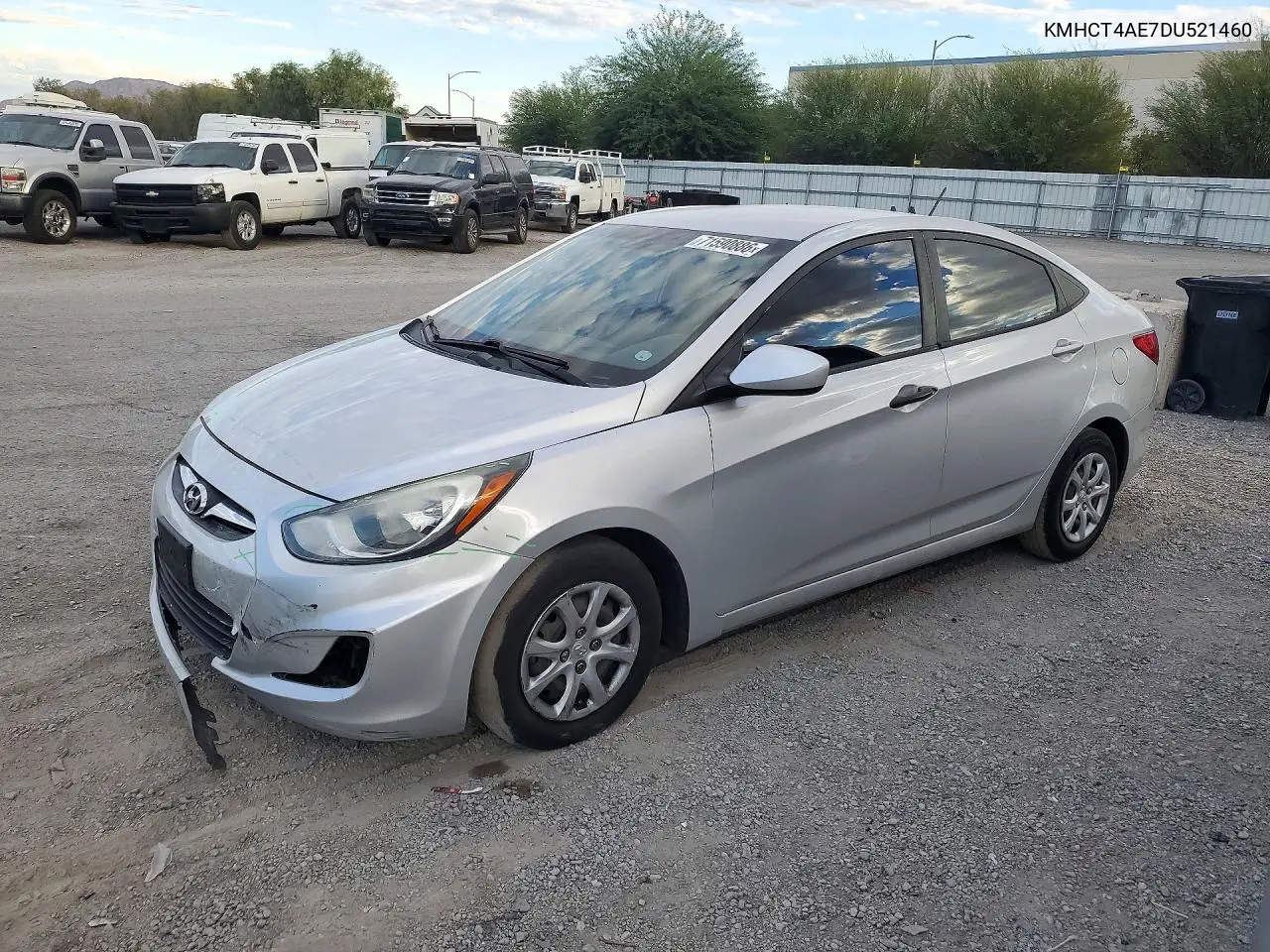 HYUNDAI ACCENT 2013, VIN KMHCT4AE7DU521460