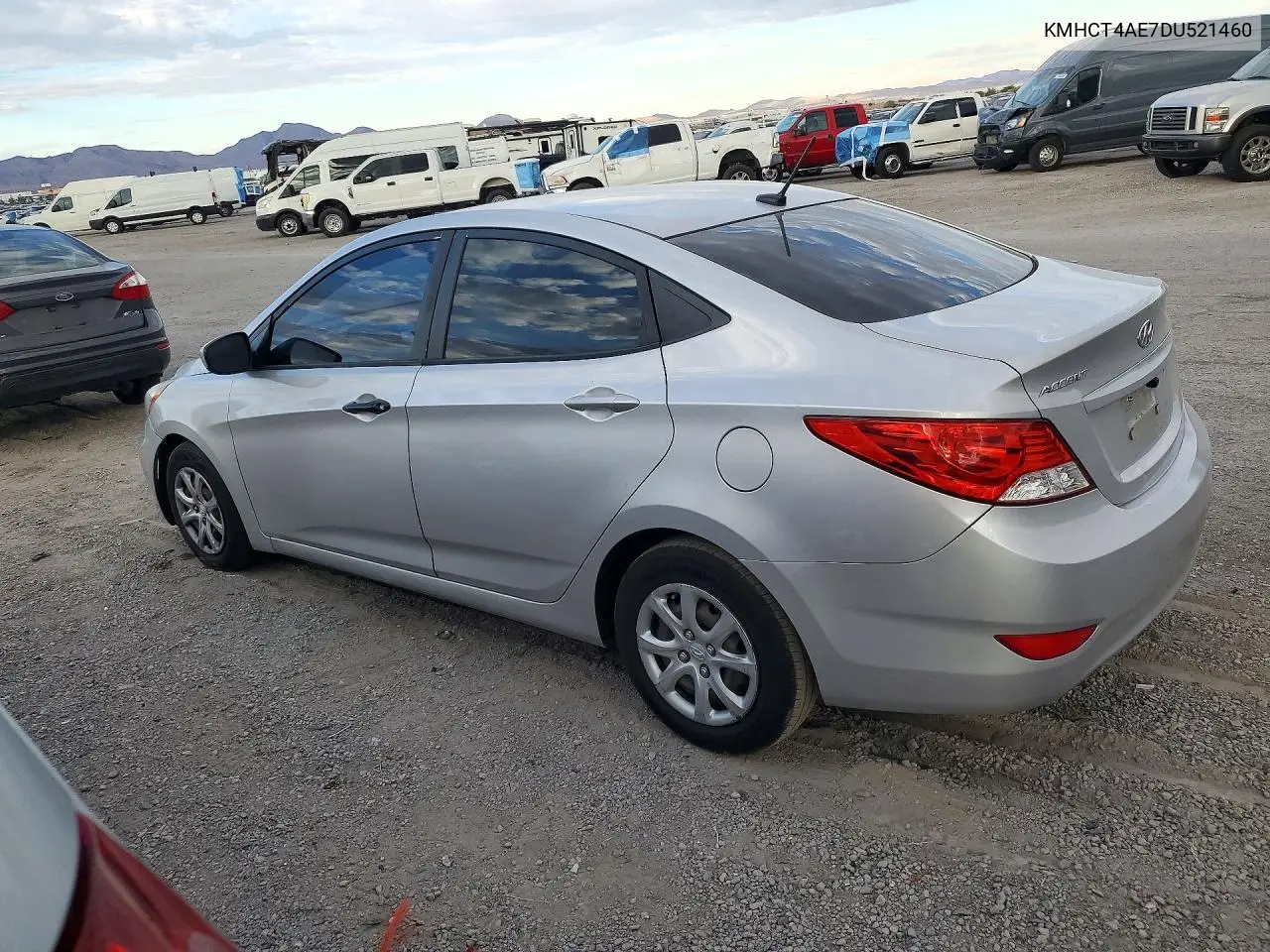 2013 HYUNDAI ACCENT VIN KMHCT4AE7DU521460 — фото 2