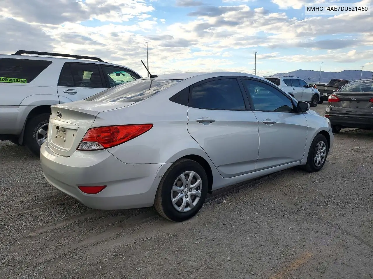 2013 HYUNDAI ACCENT VIN KMHCT4AE7DU521460 — фото 3