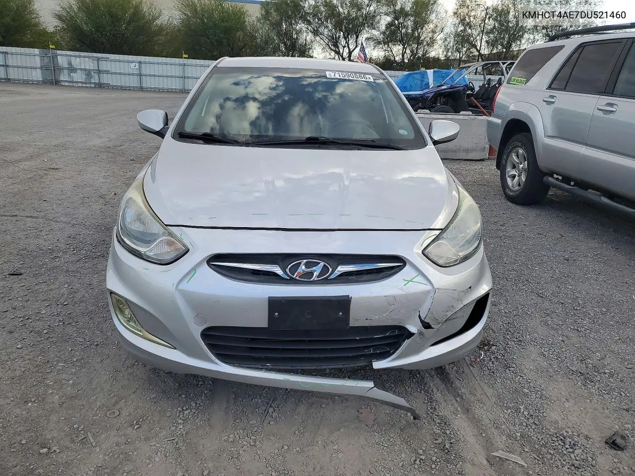2013 HYUNDAI ACCENT VIN KMHCT4AE7DU521460 — фото 5