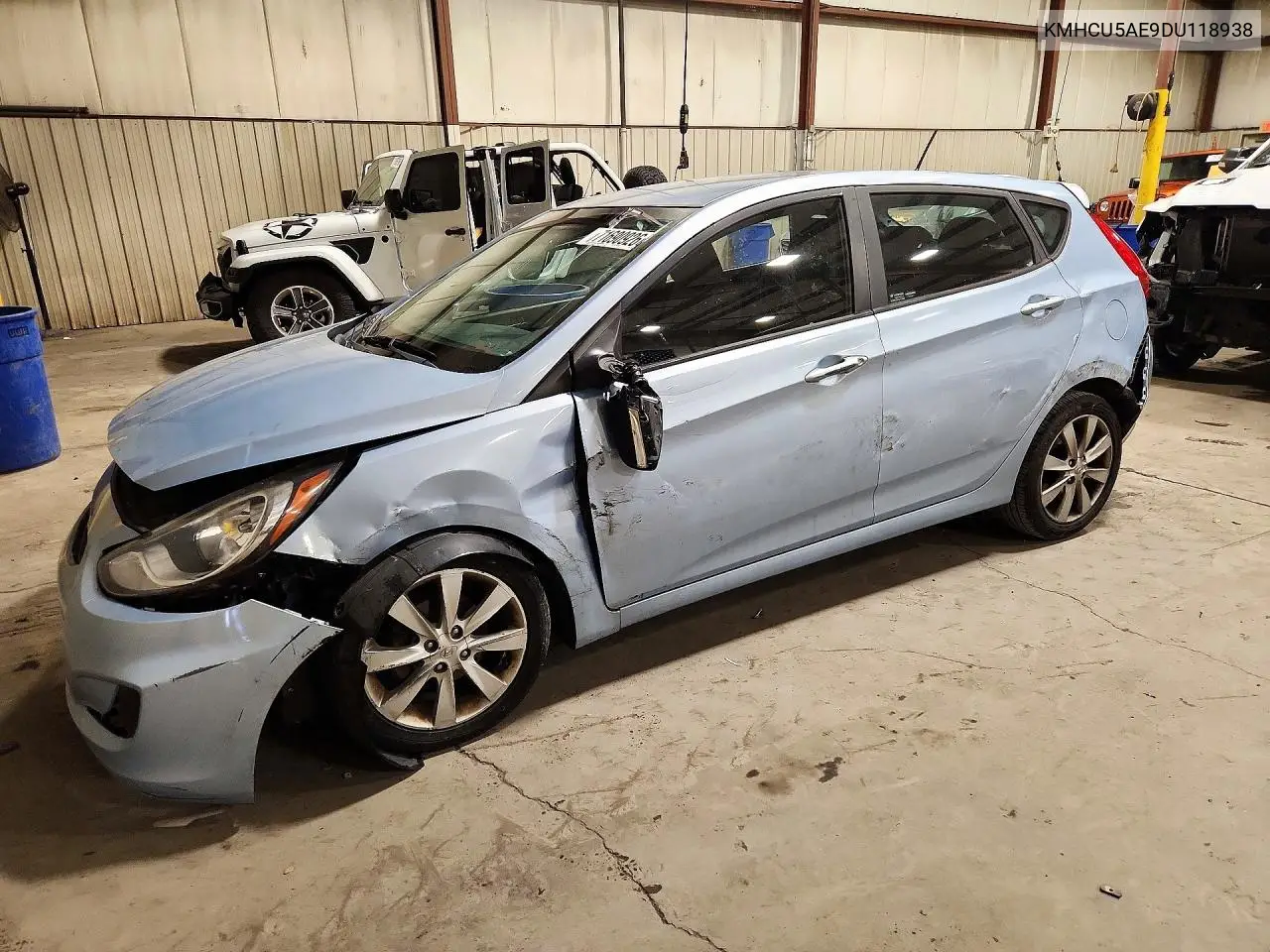 HYUNDAI ACCENT 2013, VIN KMHCU5AE9DU118938