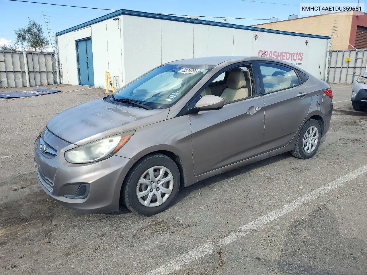HYUNDAI ACCENT 2013, VIN KMHCT4AE1DU359681