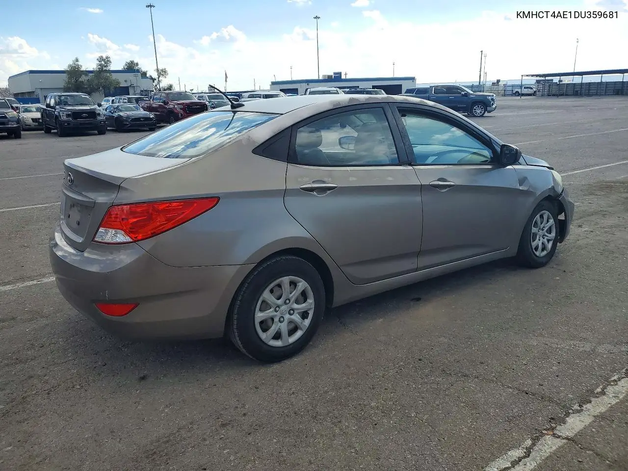 2013 HYUNDAI ACCENT VIN KMHCT4AE1DU359681 — фото 3