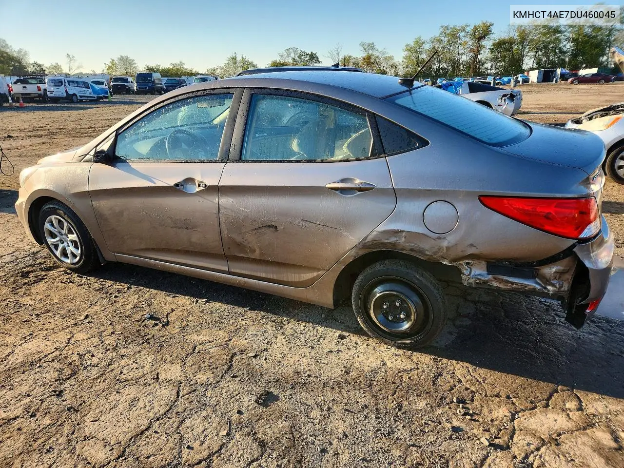 2013 HYUNDAI ACCENT VIN KMHCT4AE7DU460045 — фото 2