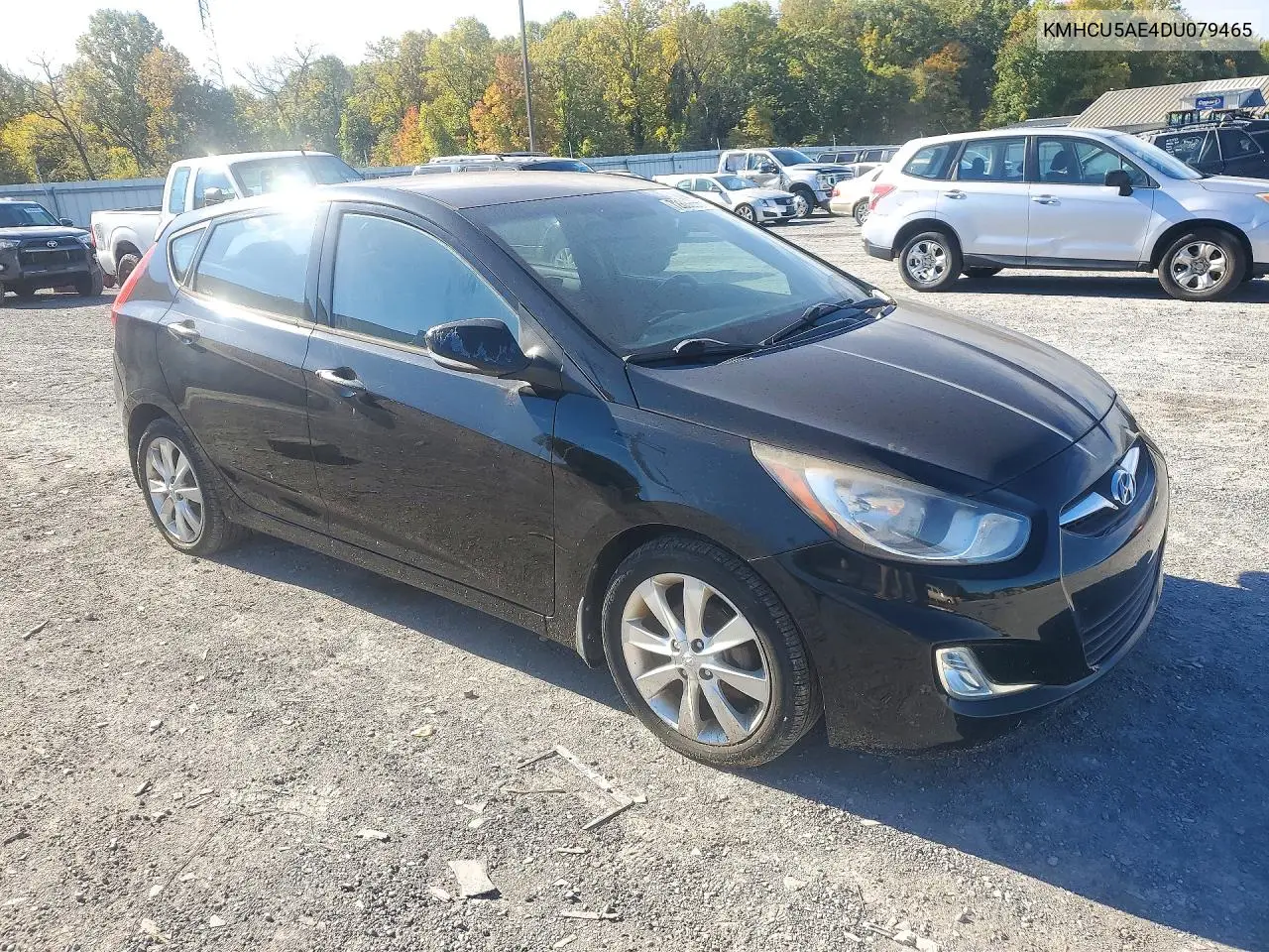 2013 HYUNDAI ACCENT VIN KMHCU5AE4DU079465 — фото 4