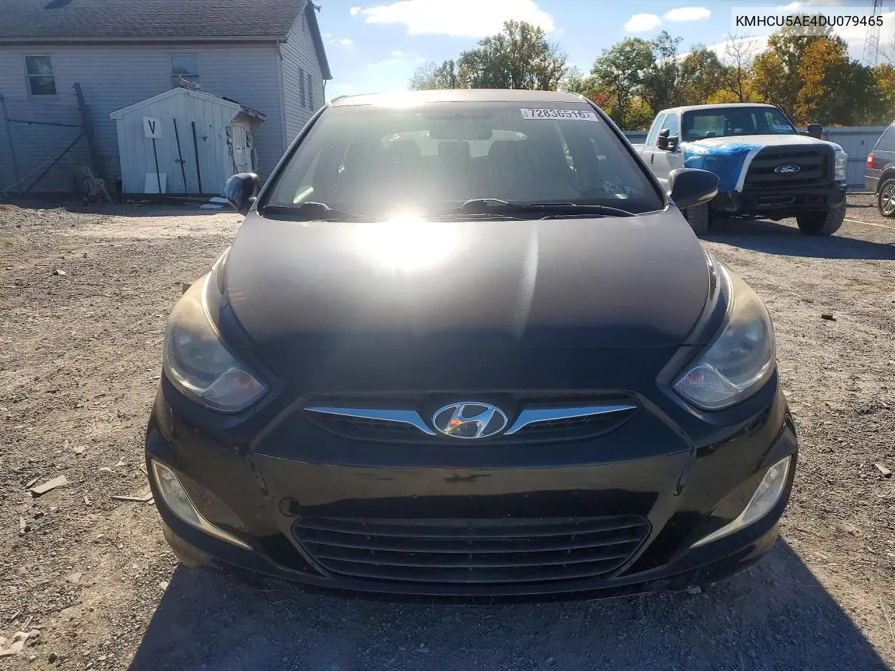 2013 HYUNDAI ACCENT VIN KMHCU5AE4DU079465 — фото 5