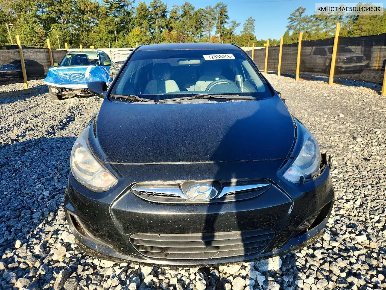 2013 HYUNDAI ACCENT VIN KMHCT4AE5DU434639 — фото 5