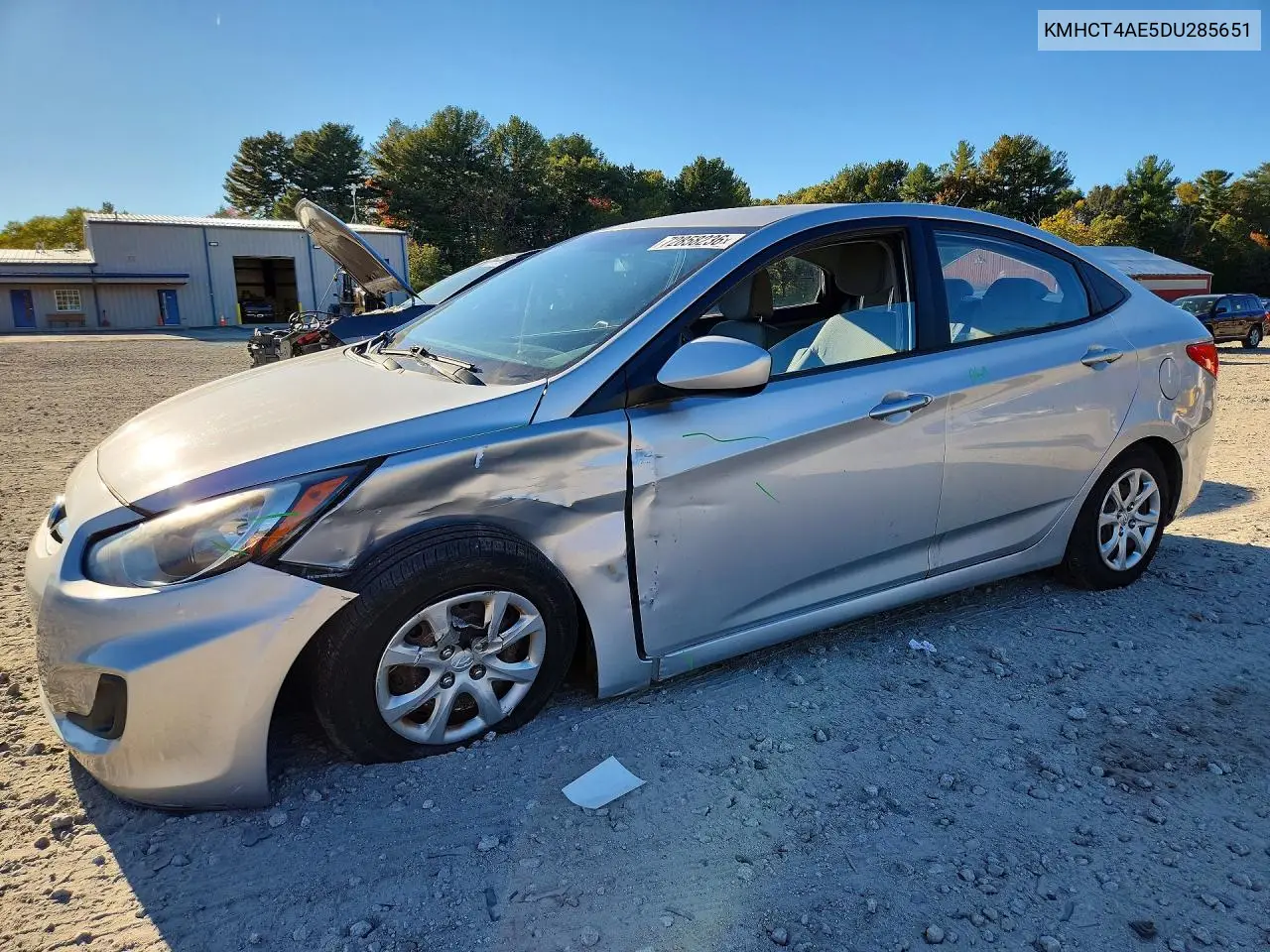 HYUNDAI ACCENT 2013, VIN KMHCT4AE5DU285651