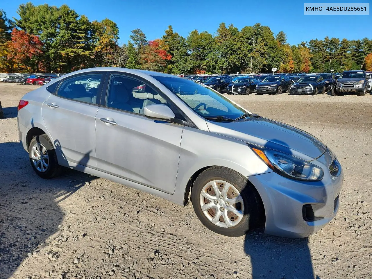 2013 HYUNDAI ACCENT VIN KMHCT4AE5DU285651 — фото 4