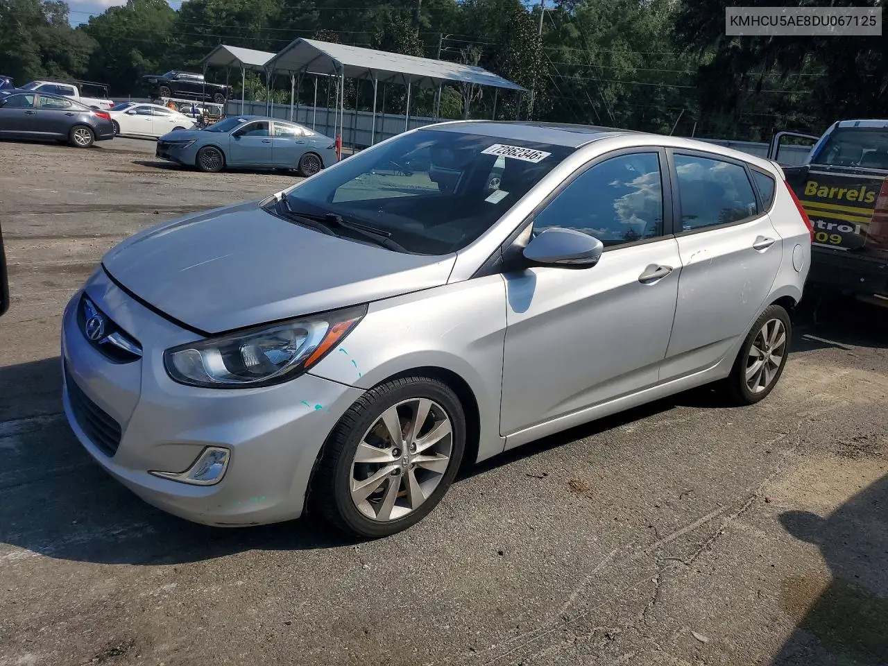 HYUNDAI ACCENT 2013, VIN KMHCU5AE8DU067125