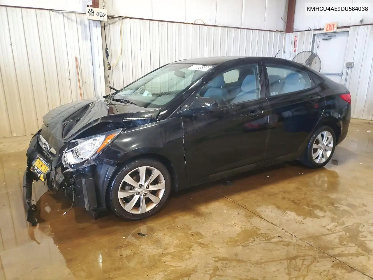 HYUNDAI ACCENT 2013, VIN KMHCU4AE9DU584038