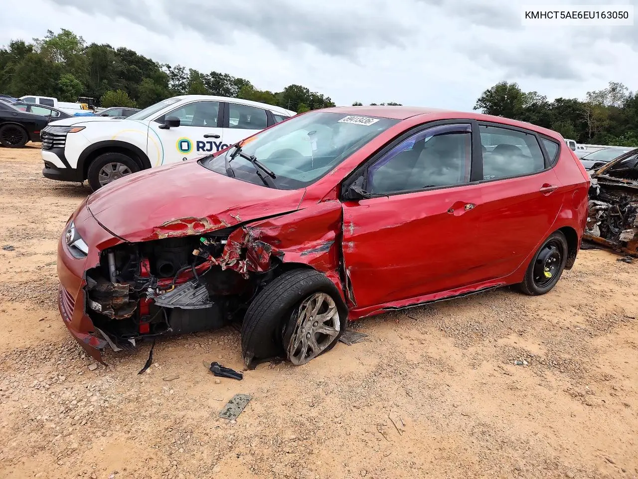 HYUNDAI ACCENT 2014, VIN KMHCT5AE6EU163050
