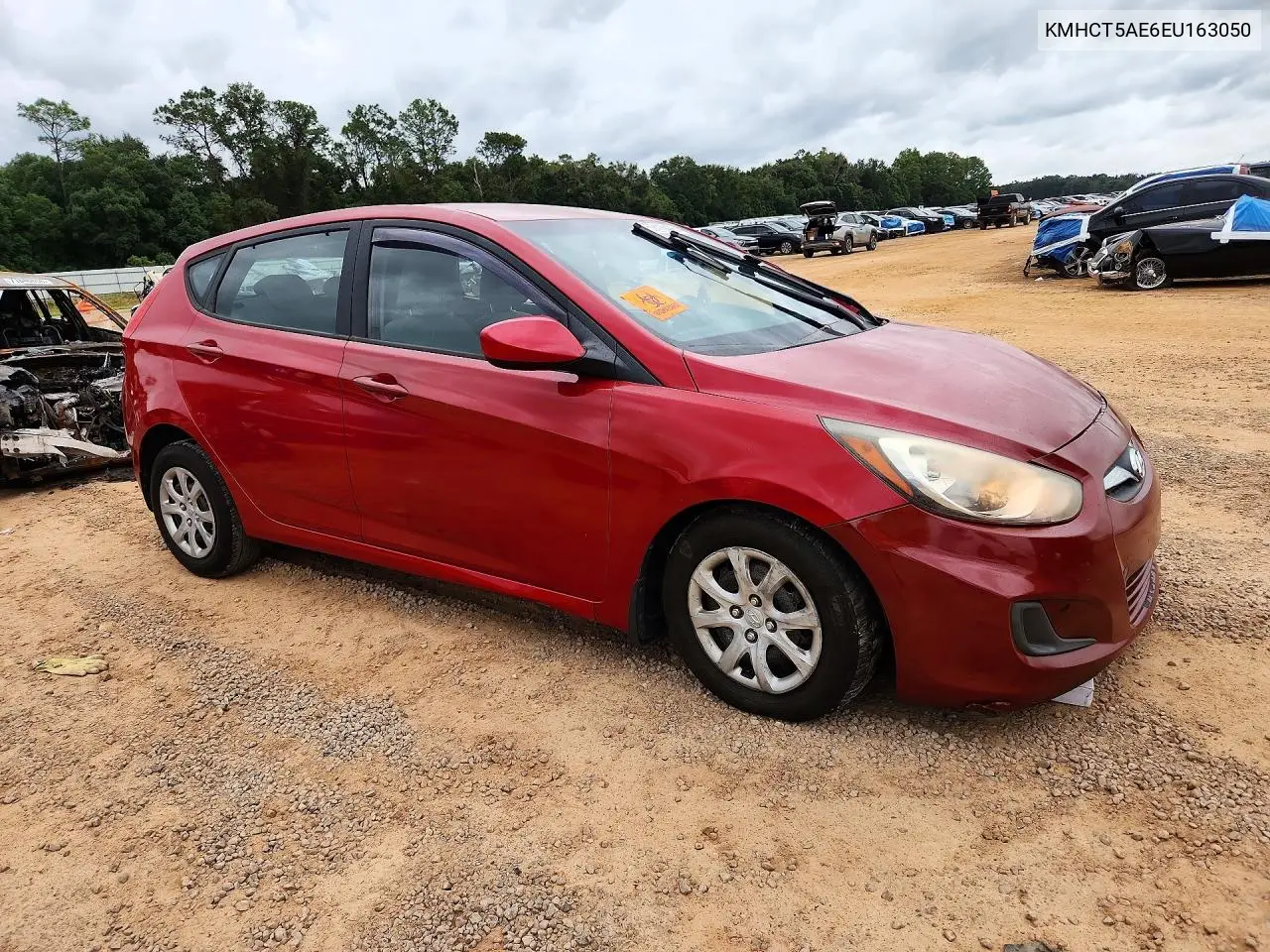 2014 HYUNDAI ACCENT VIN KMHCT5AE6EU163050 — фото 4