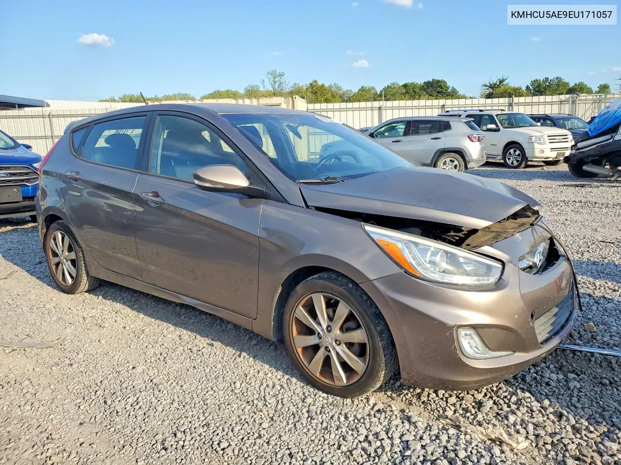 2014 HYUNDAI ACCENT VIN KMHCU5AE9EU171057 — фото 4