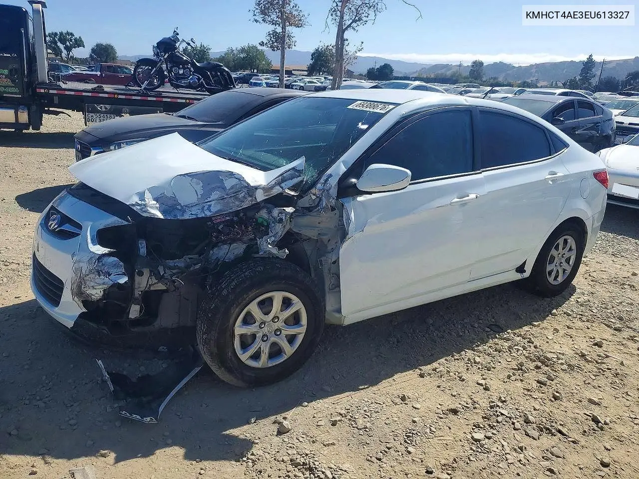 HYUNDAI ACCENT 2014, VIN KMHCT4AE3EU613327