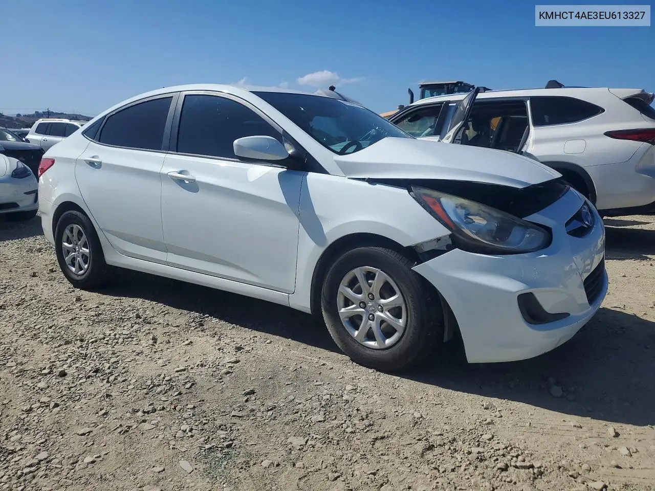 2014 HYUNDAI ACCENT VIN KMHCT4AE3EU613327 — фото 4