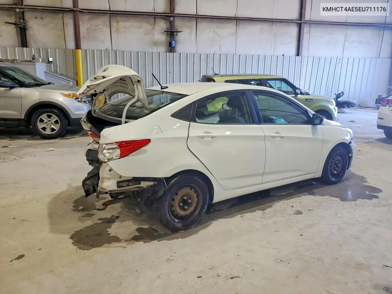 2014 HYUNDAI ACCENT VIN KMHCT4AE5EU711176 — фото 3