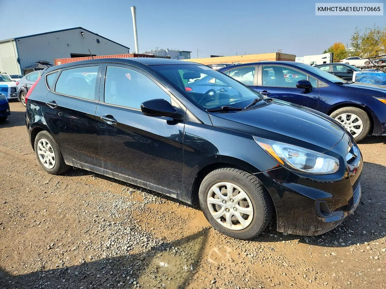 2014 HYUNDAI ACCENT VIN KMHCT5AE1EU170665 — фото 4