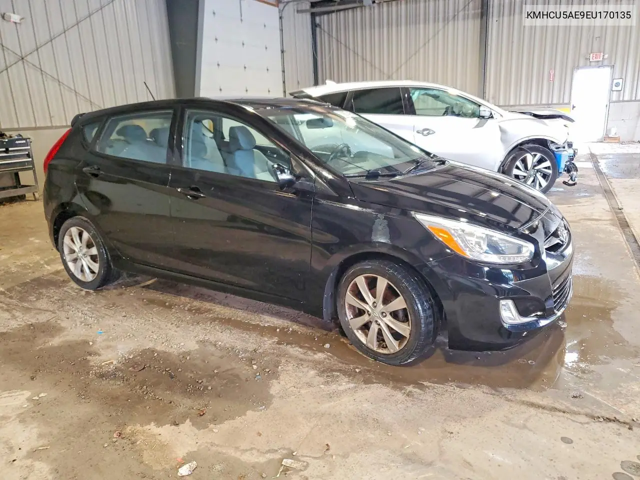 2014 HYUNDAI ACCENT VIN KMHCU5AE9EU170135 — фото 4