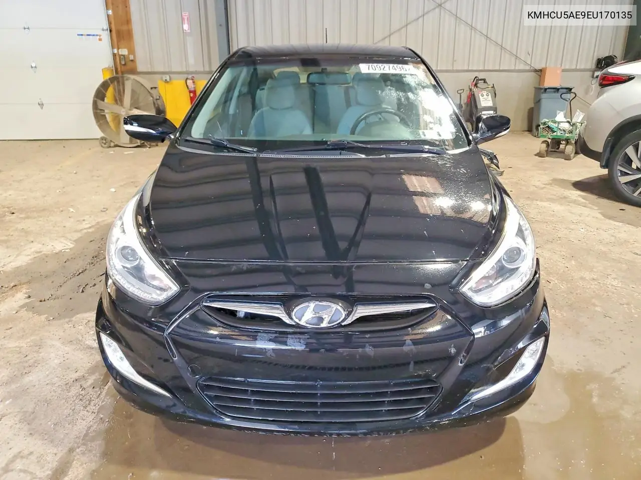 2014 HYUNDAI ACCENT VIN KMHCU5AE9EU170135 — фото 5