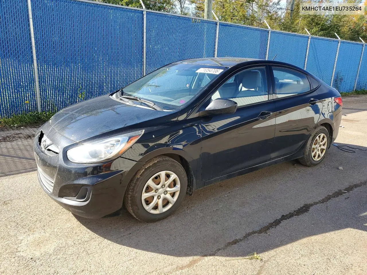 HYUNDAI ACCENT 2014, VIN KMHCT4AE1EU735264