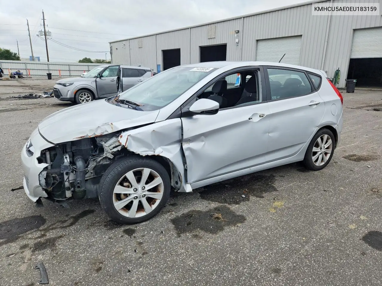 HYUNDAI ACCENT 2014, VIN KMHCU5AE0EU183159