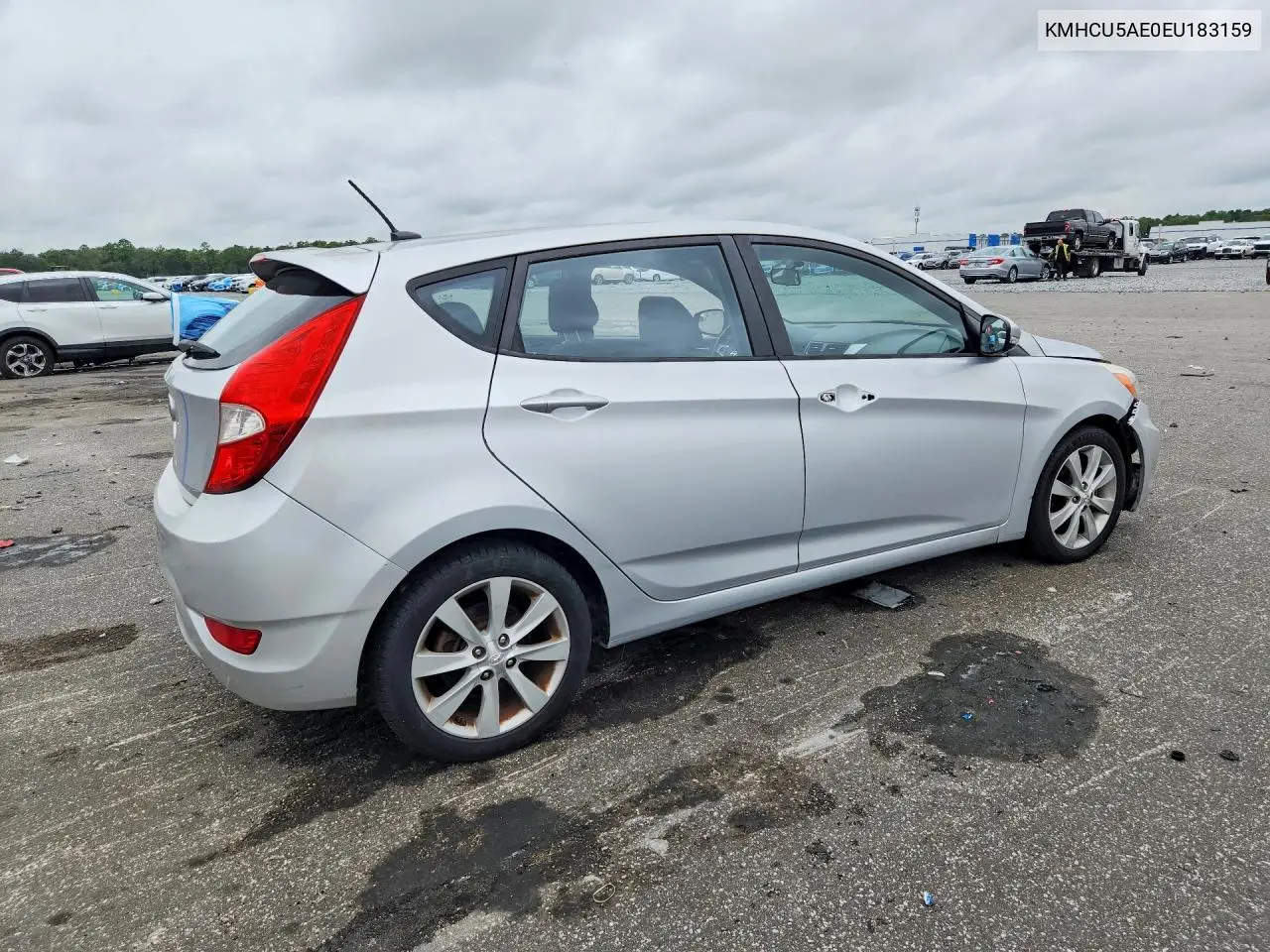 2014 HYUNDAI ACCENT VIN KMHCU5AE0EU183159 — фото 3