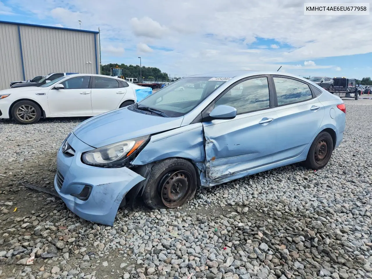 HYUNDAI ACCENT 2014, VIN KMHCT4AE6EU677958