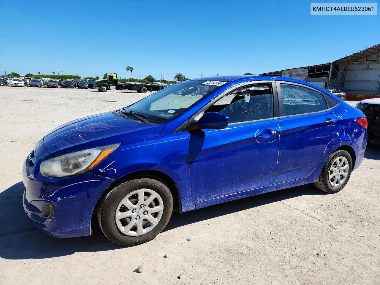 HYUNDAI ACCENT 2014, VIN KMHCT4AE8EU623061