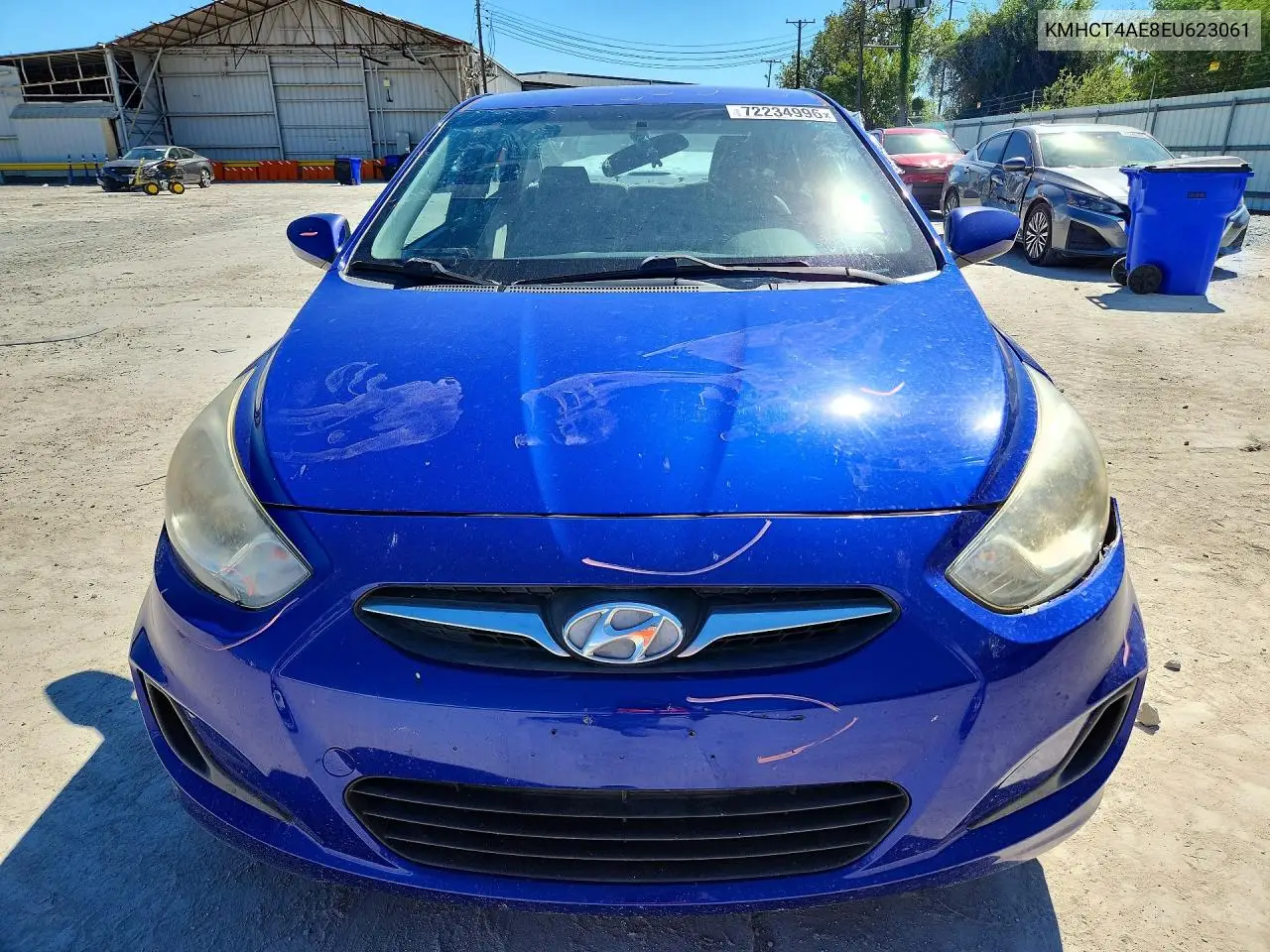 2014 HYUNDAI ACCENT VIN KMHCT4AE8EU623061 — фото 5