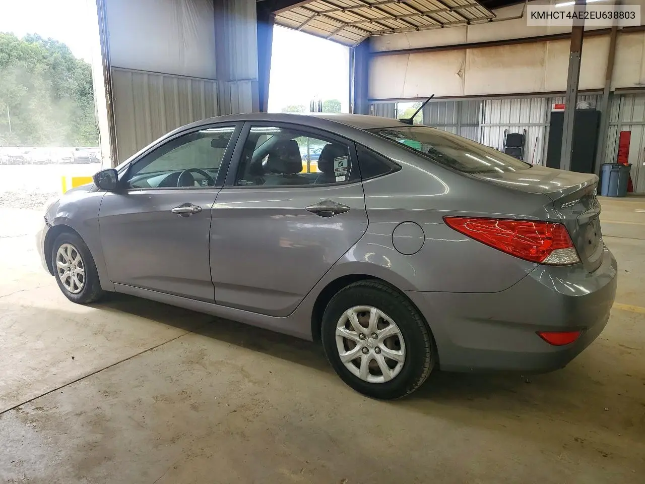 2014 HYUNDAI ACCENT VIN KMHCT4AE2EU638803 — фото 2