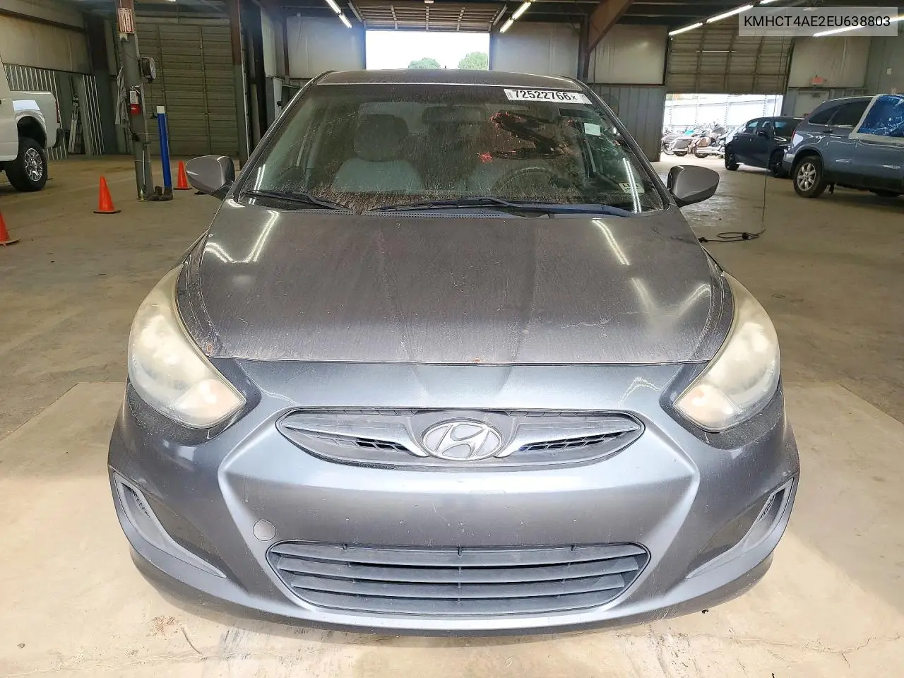 2014 HYUNDAI ACCENT VIN KMHCT4AE2EU638803 — фото 5
